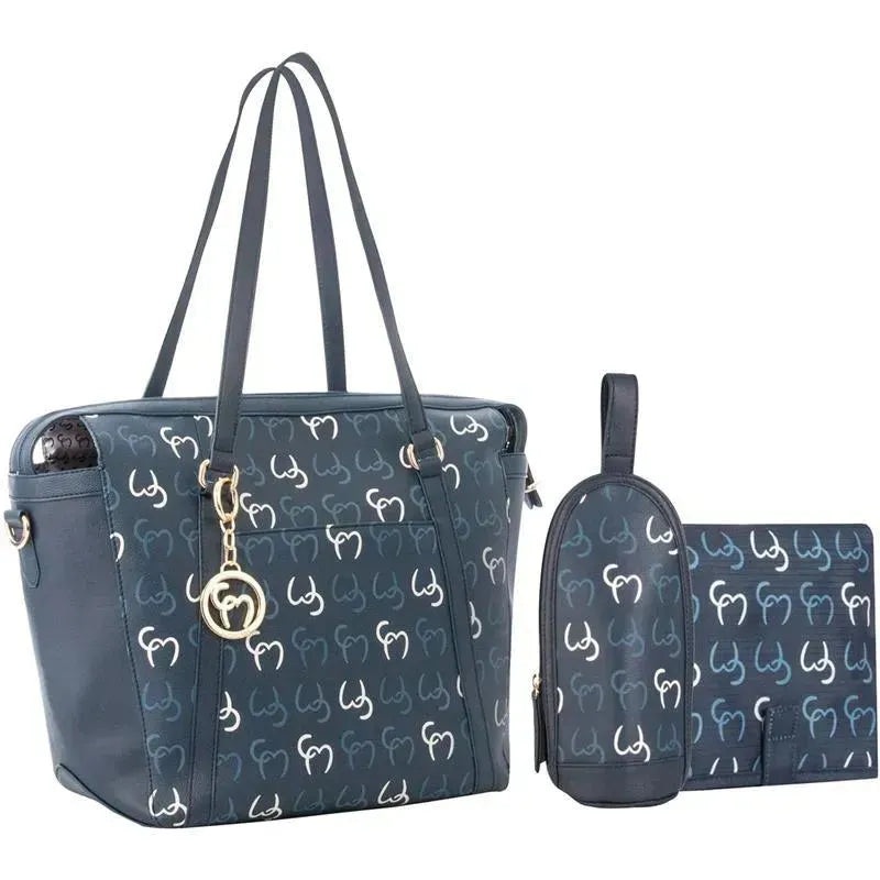 Clevamama – Hannah Tote Diaper Bag, Navy
