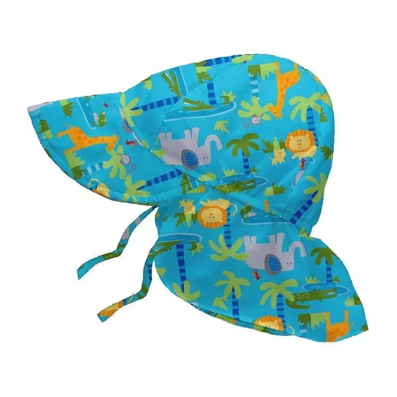 i Play Flap Sun Protection Hat – Aqua Jungle