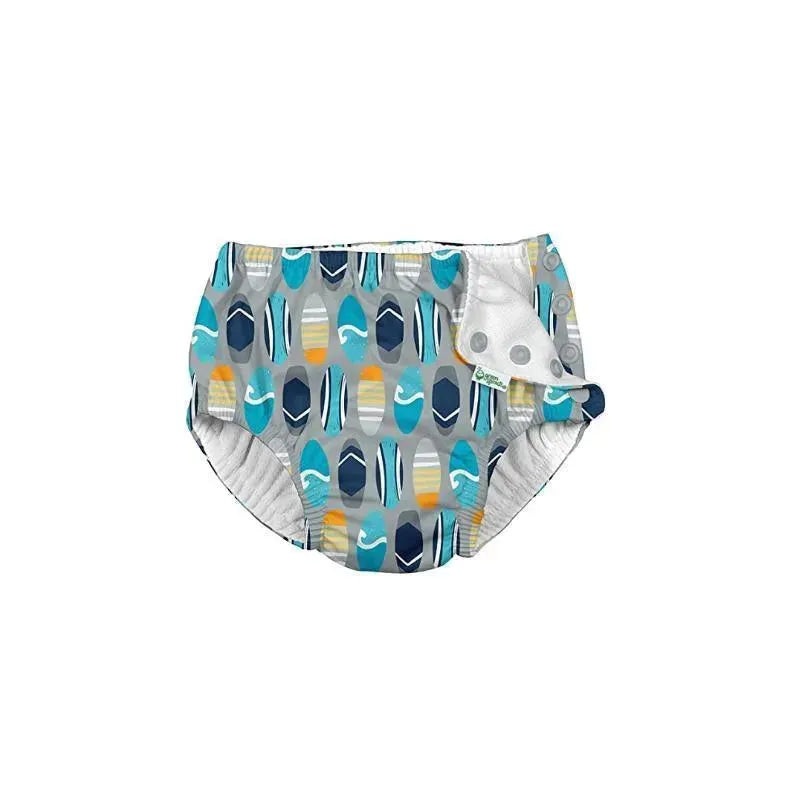 Iplay Baby – UV Protection Baby Swim Diapers, Blue Surfboards