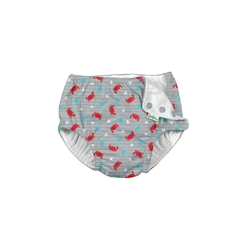 Iplay Baby – UV Protection Baby Swim Diapers, Gray Crab
