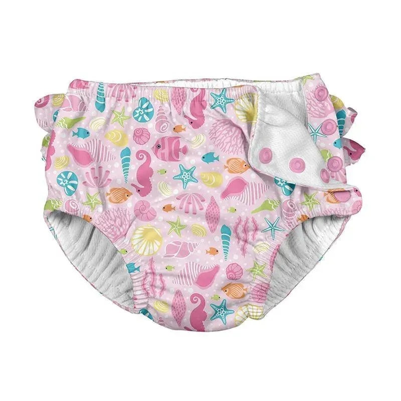 Iplay Snap Reusable Absorbent Swimsuit Diaper – Pink
