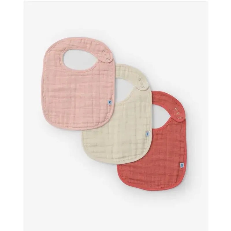 Little Unicorn Cotton Muslin Classic Bib 3 Pack – Rose Petal