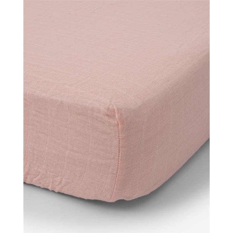 Little Unicorn Cotton Muslin Crib Sheet – Rose Petal