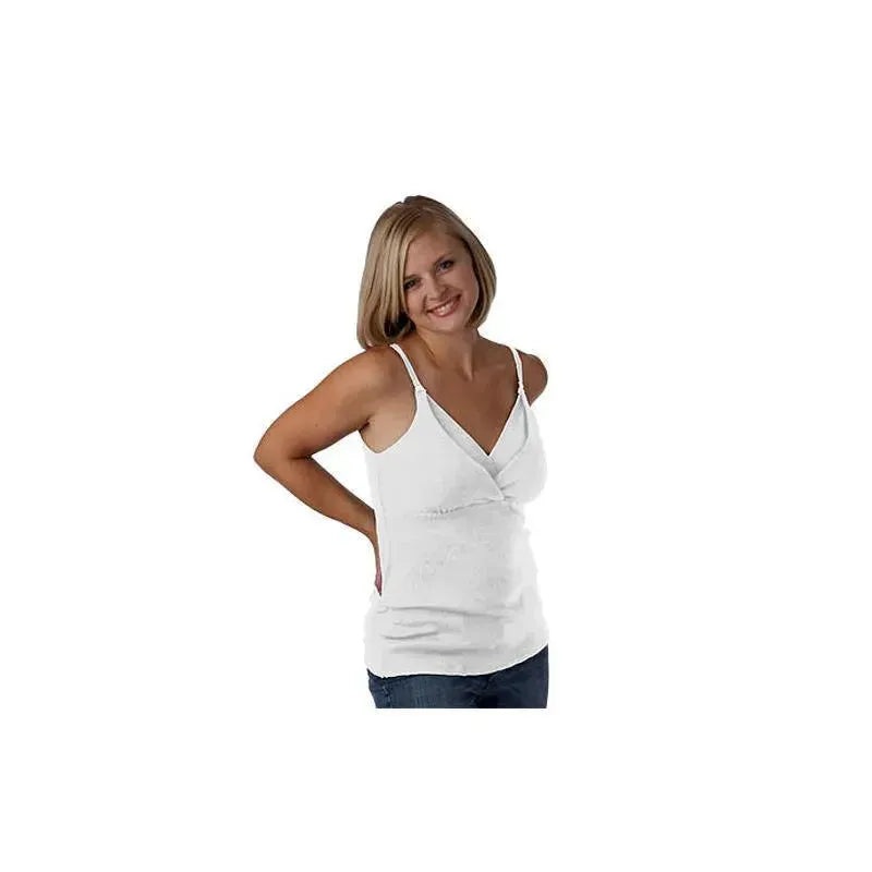 MilkDaze Nursing Cami, White, Size XL