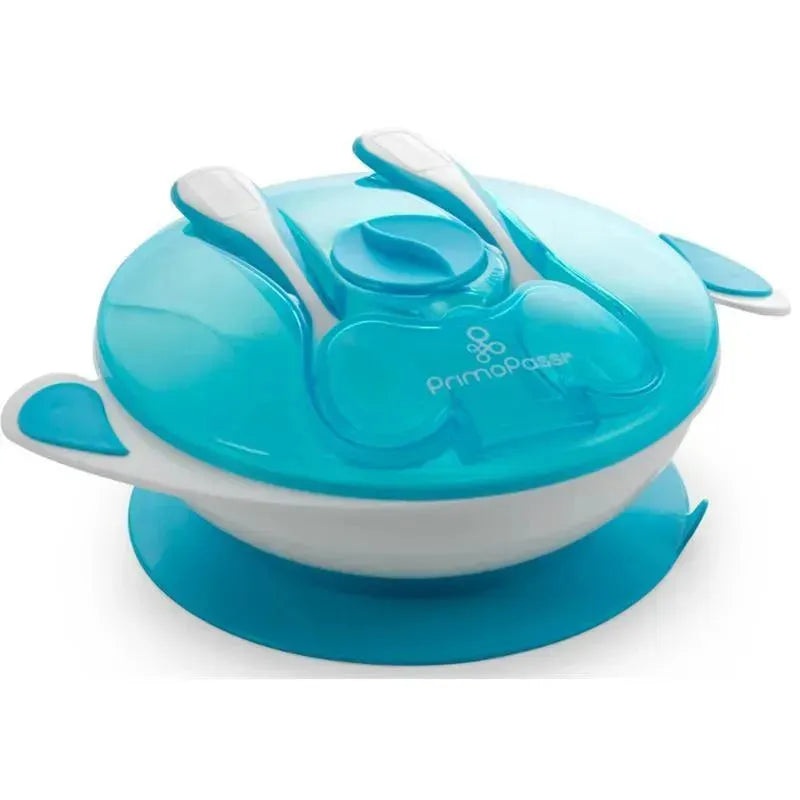Primo Passi – Baby Suction Bowl Feeding Set, Blue