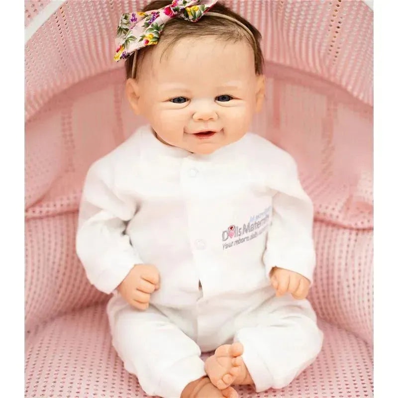 Reborn Baby Dolls – White Vinyl & Fabric Torso, Vivian 2