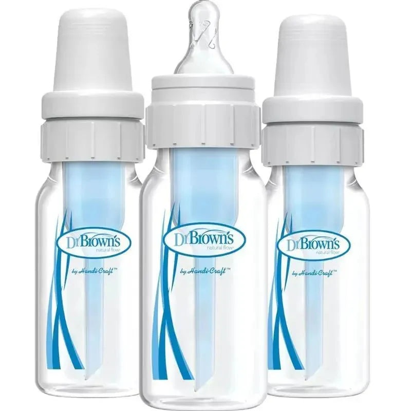 Dr. Brown’s – 3Pk Natural Flow Standard Polypropylene Bottle, 4Oz