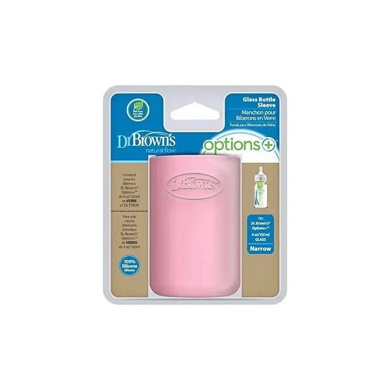 Dr. Brown’s 4 Oz/120 Ml Narrow Glass Bottle Sleeve – Light Pink