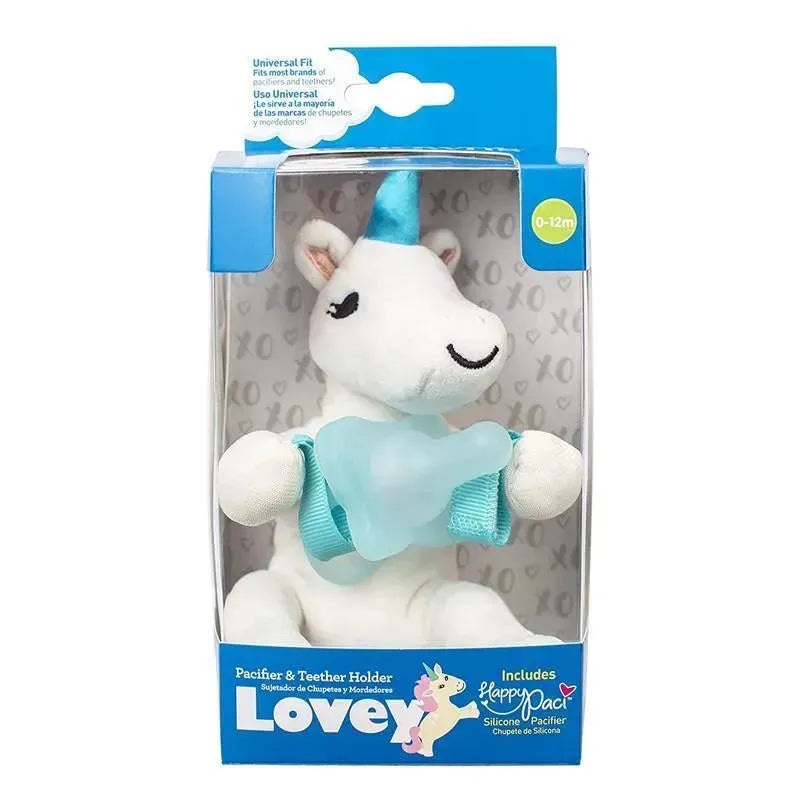 Dr. Brown’s Unicorn Lovey W/ Aqua One-Piece Pacifier