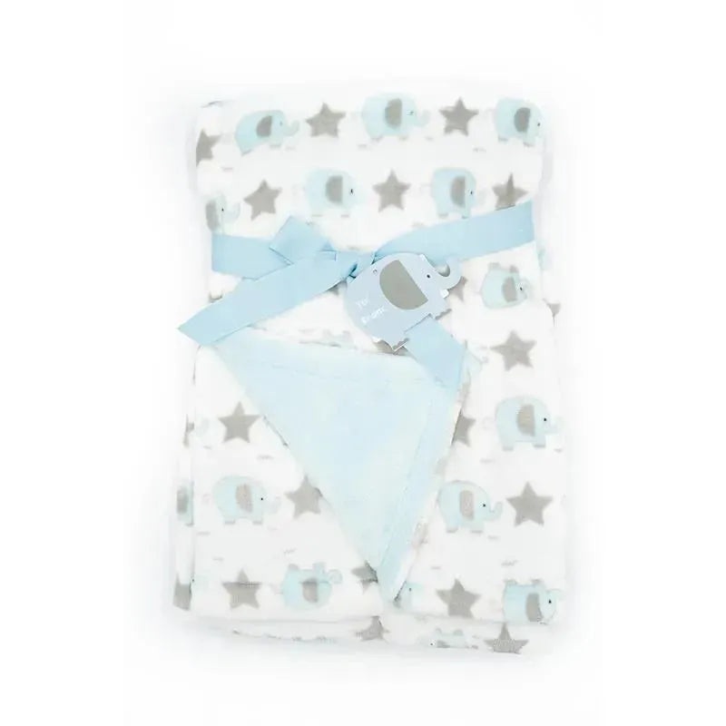 Forever Baby Baby Blanket Blue Elephant