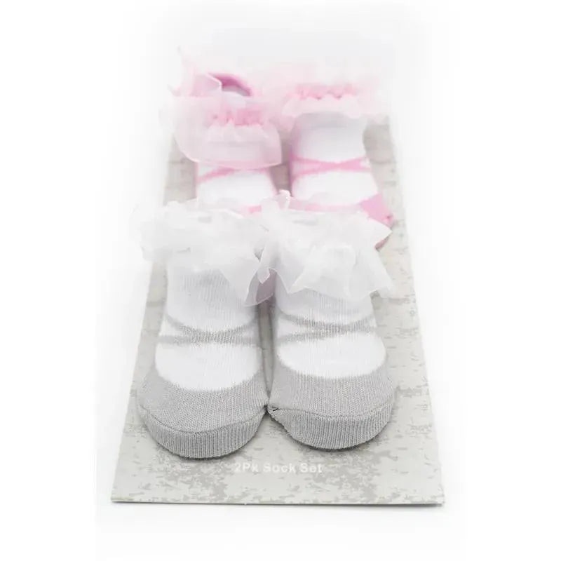 Forever Baby Dress Socks Ruffle Pink