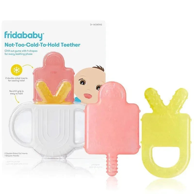 Fridababy – 2Pk Not-Too-Cold-to-Hold Silicone Teether