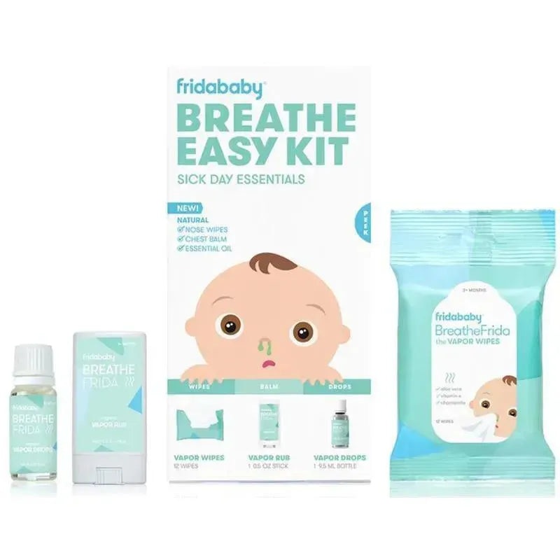 Fridababy – 3Pk Breathe Easy Kit Sick Day Essentials