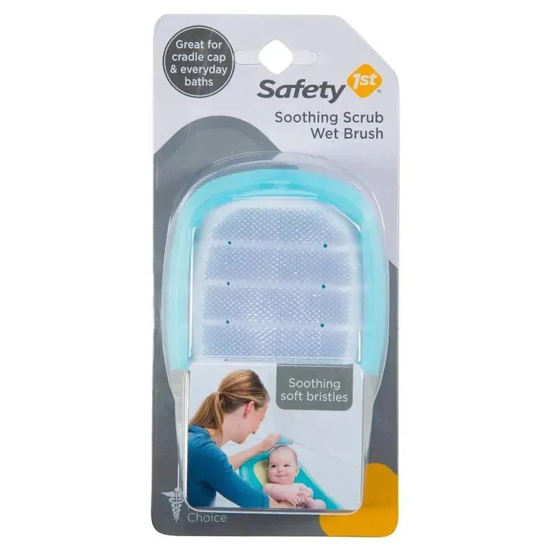 Safety 1st Soothing Scrub Wet Brush, Arctic