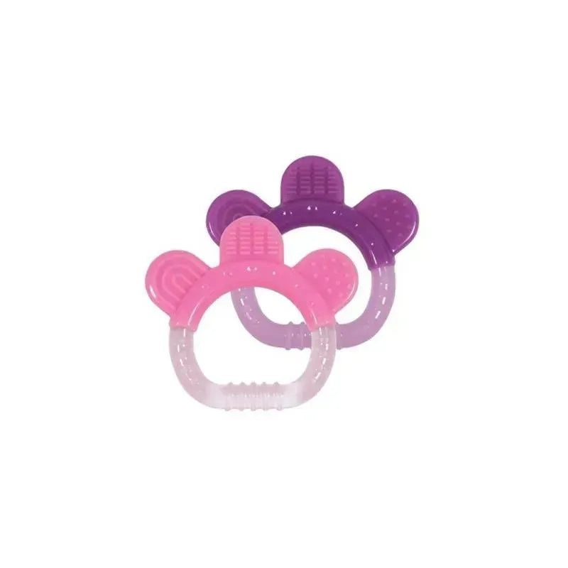 Green Sprouts Sili Paw Teether 2Pk-Girl