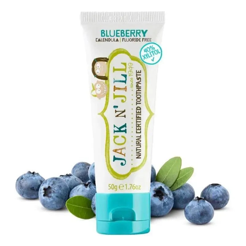 Jack N’ Jill – Natural Toothpaste for Babies & Toddlers, Blueberry 1.76 Oz