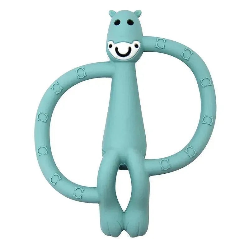Kushies Silisafari Silicone Teether Hippo