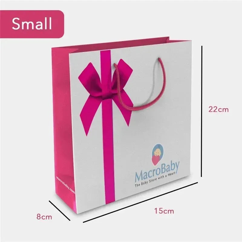 Macrobaby Paper Gift Bags – Small – 15X8x22