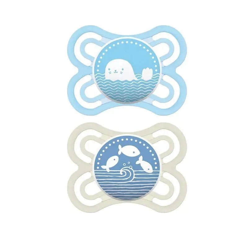 MAM 2-Pack 0-6M Perfect Pacifier – Blue
