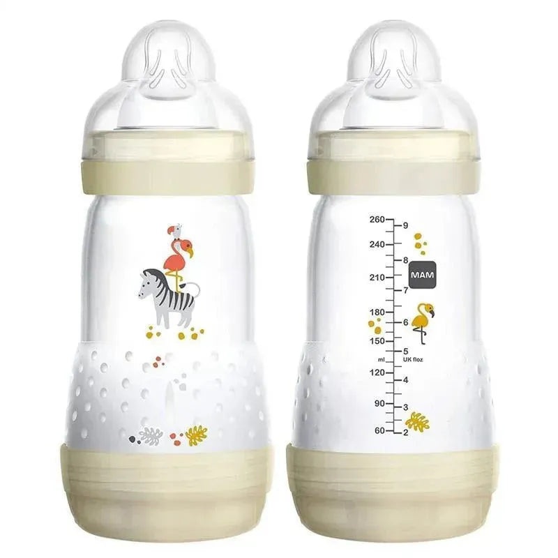 Mam – 2Pk Baby Bottles Anti Colic 9Oz, White