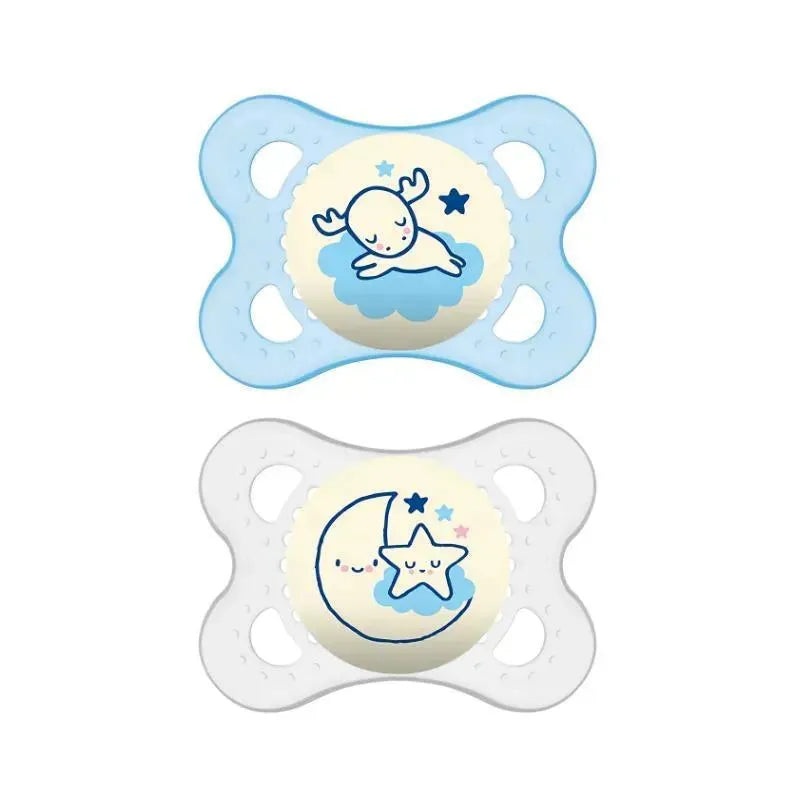 Mam Boys’ Night Pacifiers, 0-6M