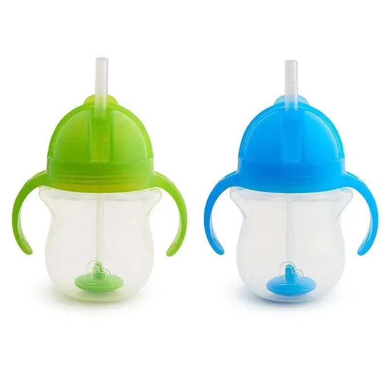 Munchkin Any Angle wt. Straw Trainer 2 Pk (Orange & Pink or Blue & Green)