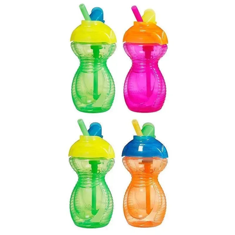 Munchkin Click Lock Flip Straw 2-Pack, 9 oz. Colors May Vary