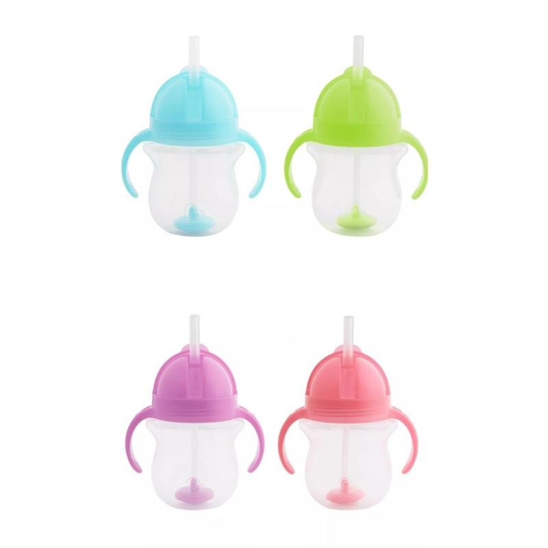 Munchkin Click Lock Weighted Straw Flexi Cup, 7 oz. Colors May Vary