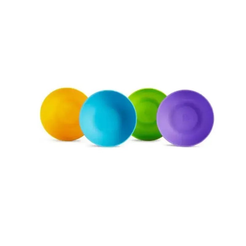 Munchkin Multi Bowls. 4-Pack, Assorted Colors