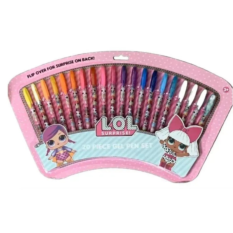 L.O.L Surprise Gel Pen Set Kit, 20 Pieces