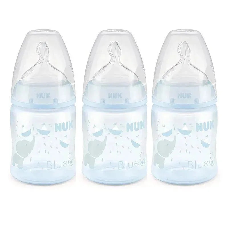 Nuk – 5Oz 3Pk Baby Boy Bottle Smooth Flow