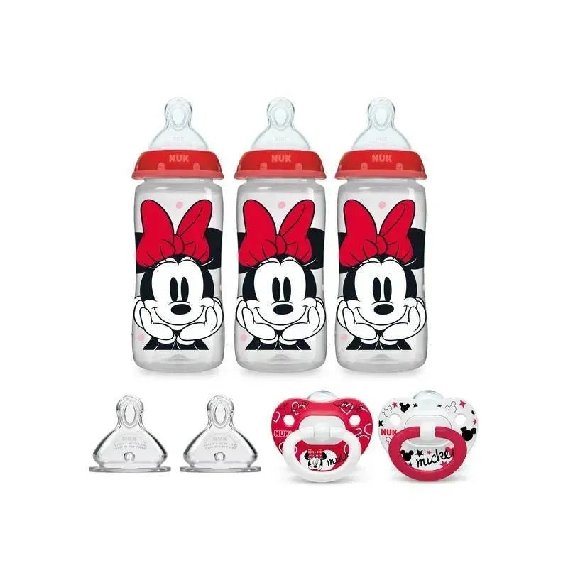 Nuk – Minnie Mouse Bottle & Pacifier Newborn Set Bundle Pack