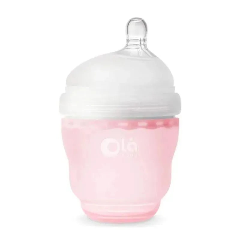 Ola Baby – 4Oz Baby Girl Gentle Bottle, Rose