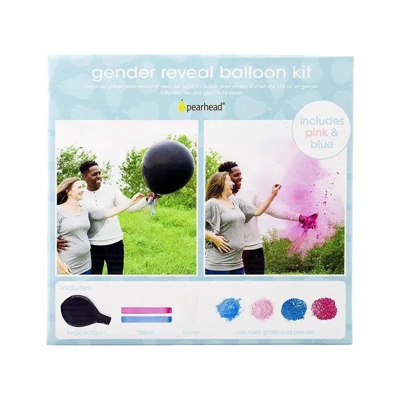 Pearhead Gender Reveal Balloon Kit, Gender Reveal Party Supplies, Baby Gender Decorations