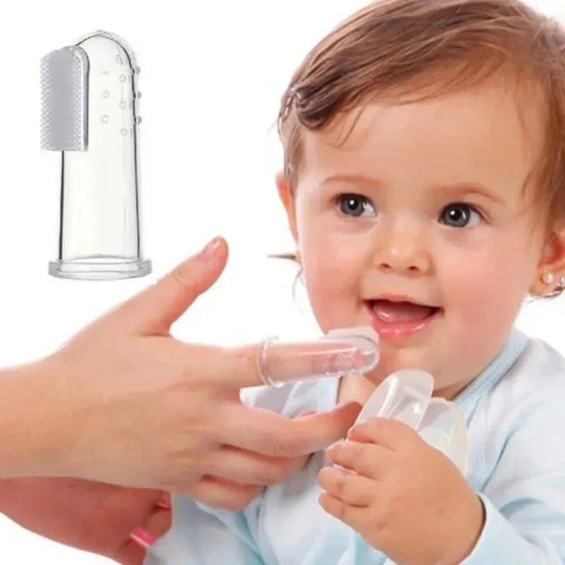 Primo Passi – Finger Silicone Toothbrush with Case Holder