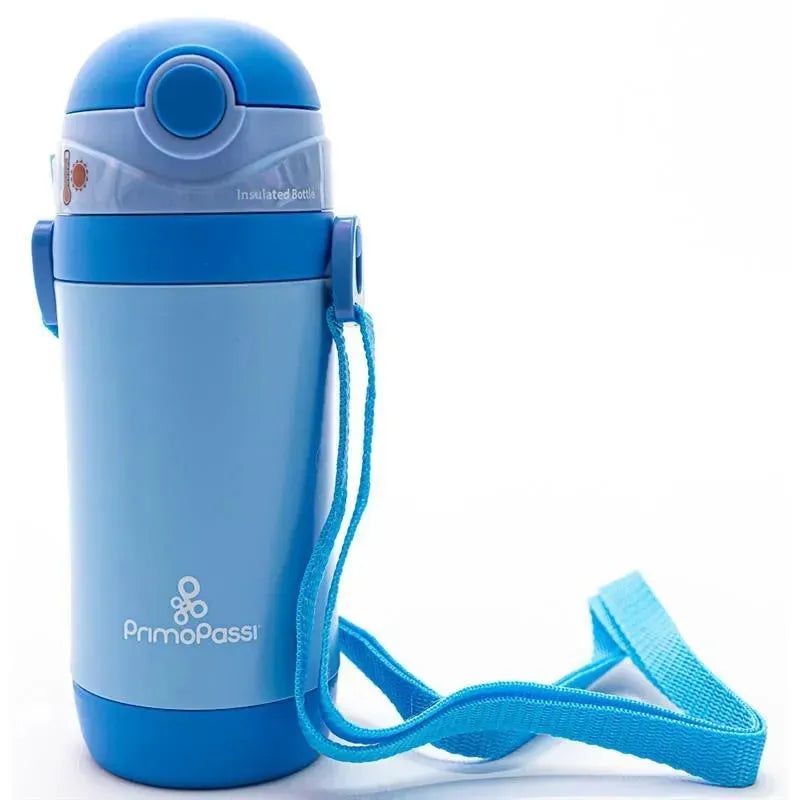 Primo Passi – Insulated Straw Bottle 12oz/350ml, Blue