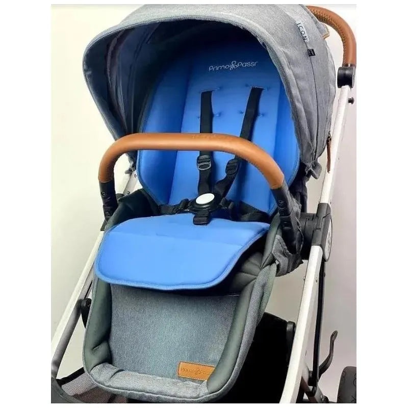 Primo Passi – Universal Stroller Liner, Stroller Protector/Car Seat Liner, Blue