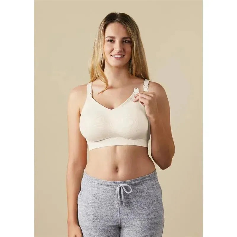 Bravado Body Silk Seamless Nursing Bra – Antique White, L | Macrobaby