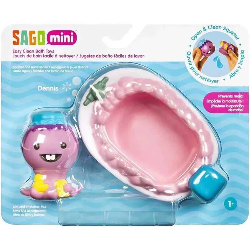 Sago Mini Octopus & Boat Floatie Bath Toys For Kids