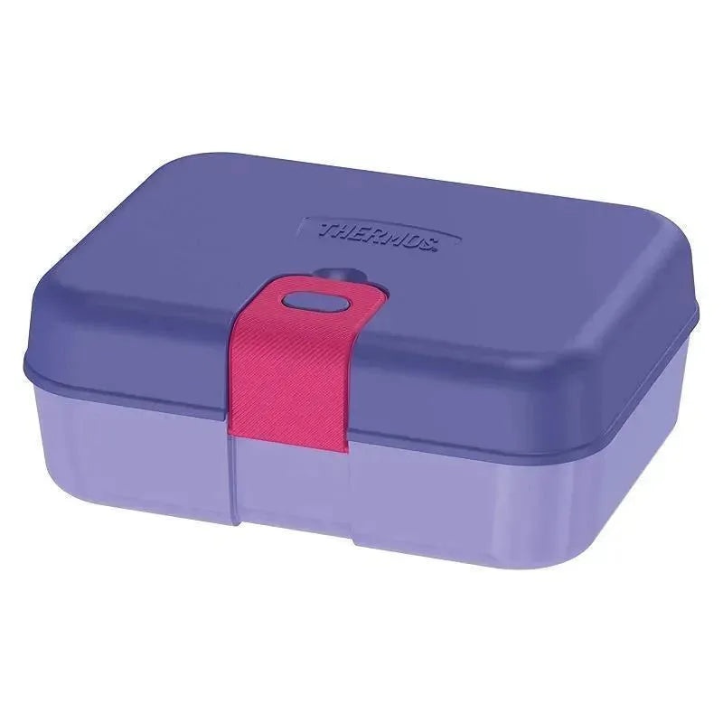 Thermos Food Storage System, Lunch Box, Kids Bento Box, 8pc Purple