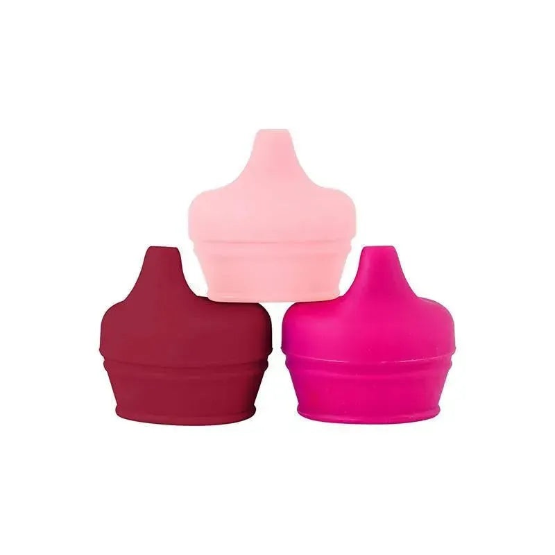 Tomy – Snug Universal Silicone Sippy Lids Pink