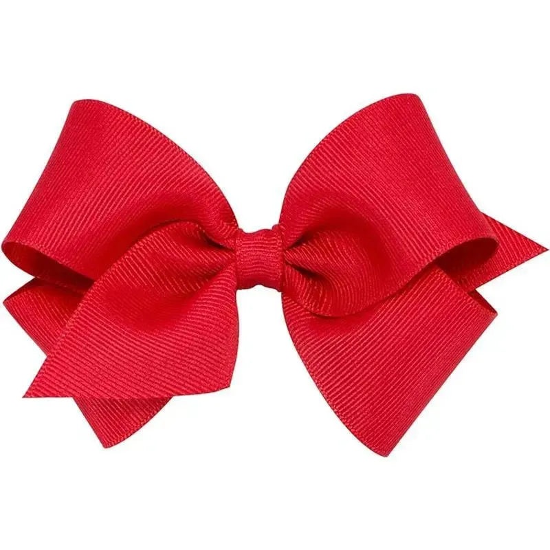 Wee Ones – Basic Small Grosgrain Bow, Red