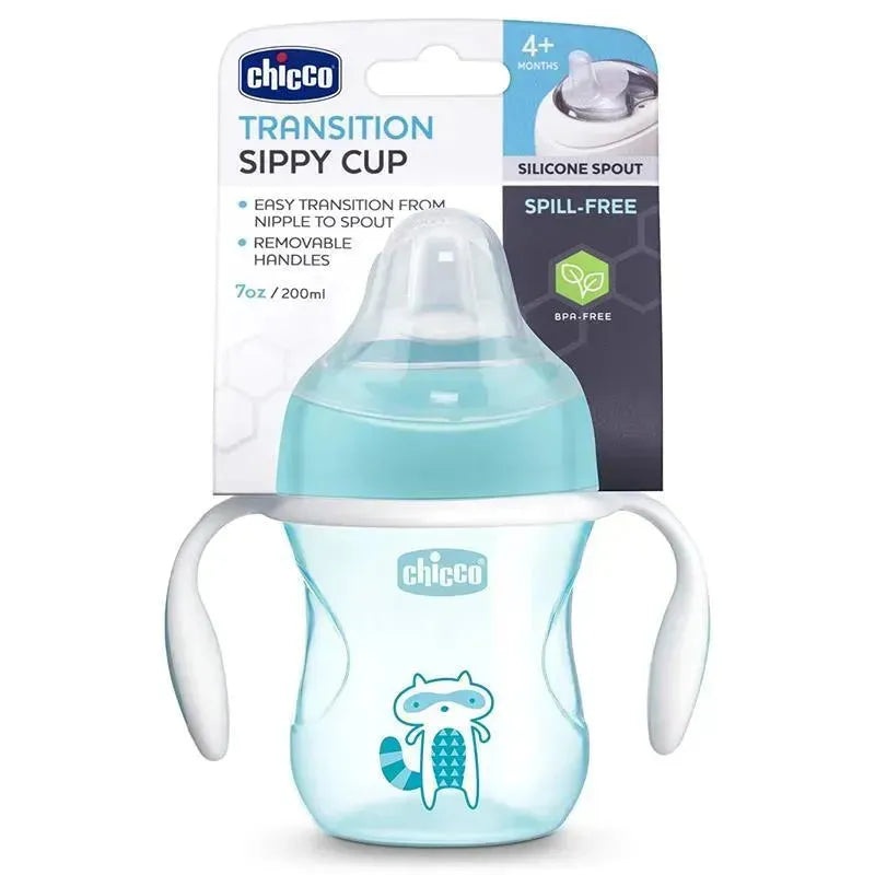 Chicco Silicone Spout Transition Sippy Cup 7 Oz – Blue 4+