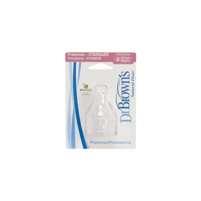 Dr. Brown’s Standard Nipples Preemie (2 Pack)