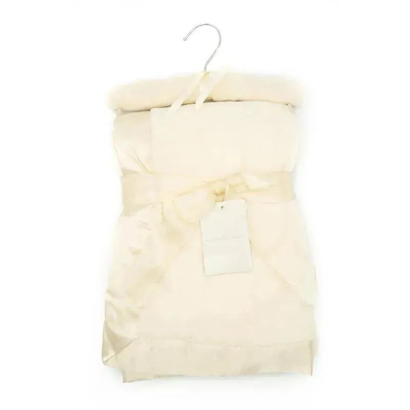 Elegant Baby Cream Hanging Coral Fleece Baby Blanket