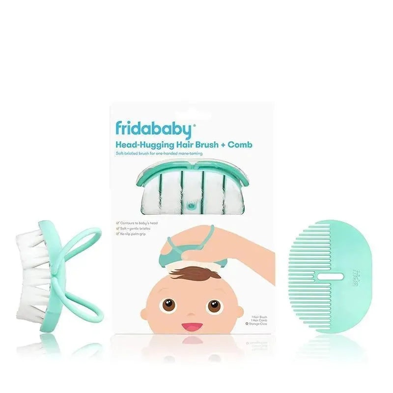 Fridababy – Infant Head-Hugging Hairbrush + Styling Comb Set