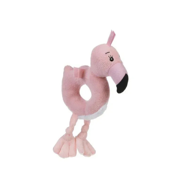 Ganz – 7 Cora Flamingo Rattle, Pink