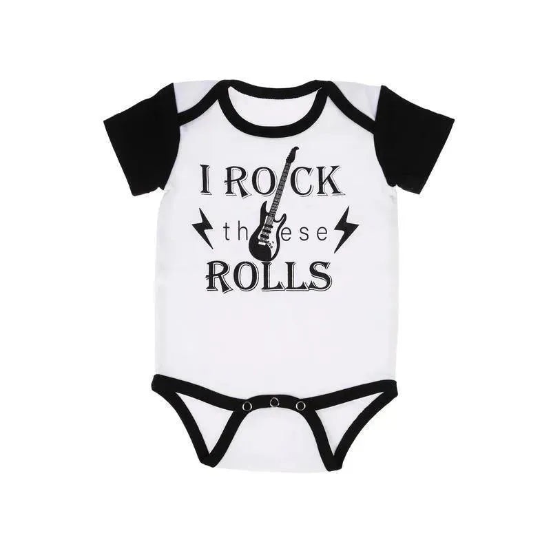 Ganz Diaper Shirt, I Rock These Rolls