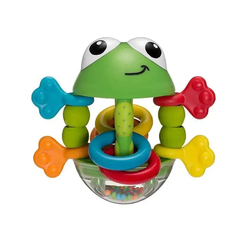 Infantino Flip Flop Frog Rattle, Multicolor