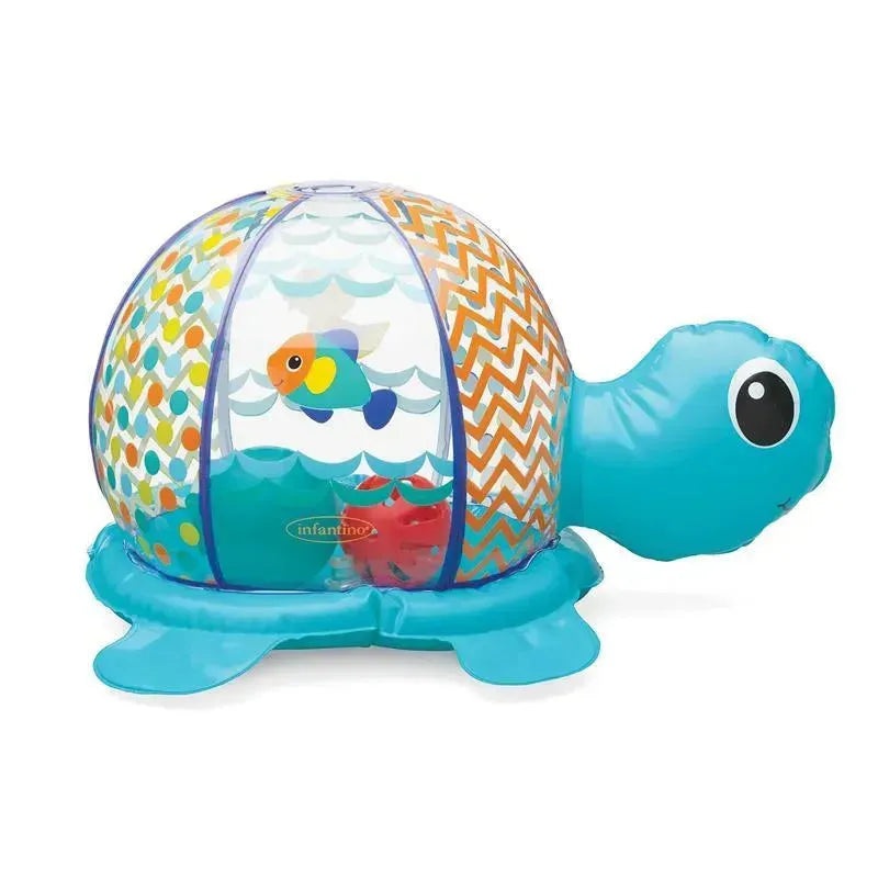 Infantino Inflatable Bubble Turtle, Blue